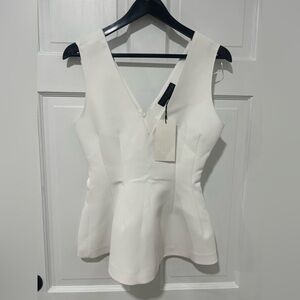 ZW STRUCTURED PEPLUM TOP